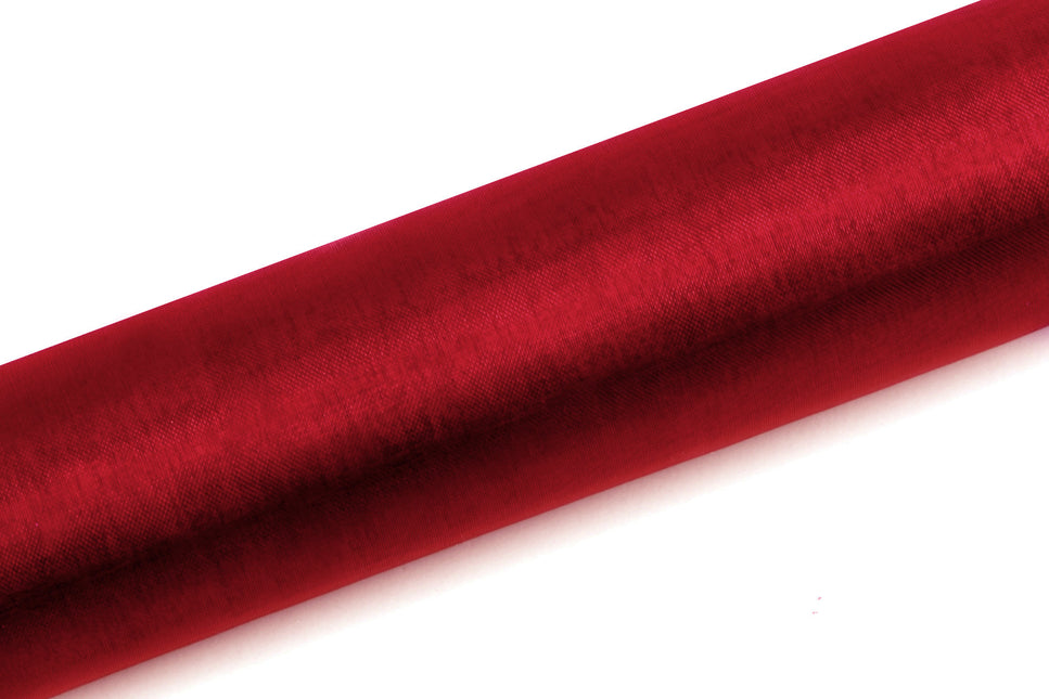 Tessuto Organza Rosso 16cm 9m