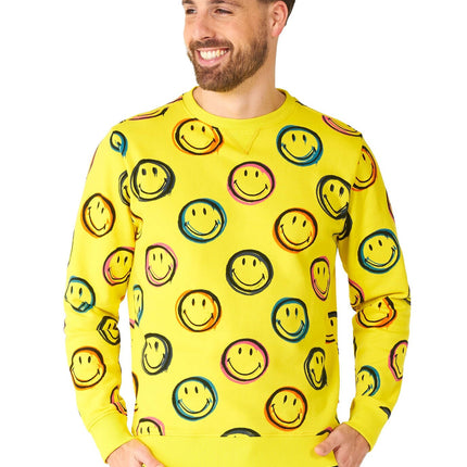 Maglione Smiley Smudge da uomo OppoSuits