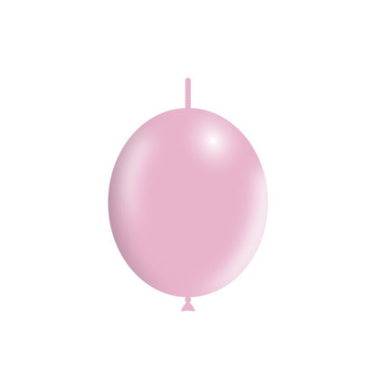 Palloncini a bottone rosa chiaro 30cm 50pz