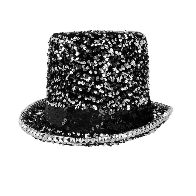 Cappello d'argento con paillettes