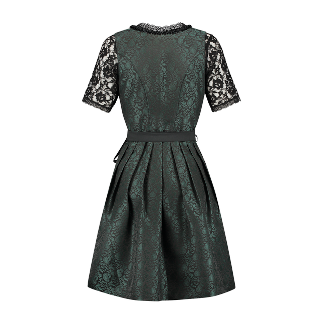 Nero Verde Abito Dirndl Oktoberfest Donna Jaquard