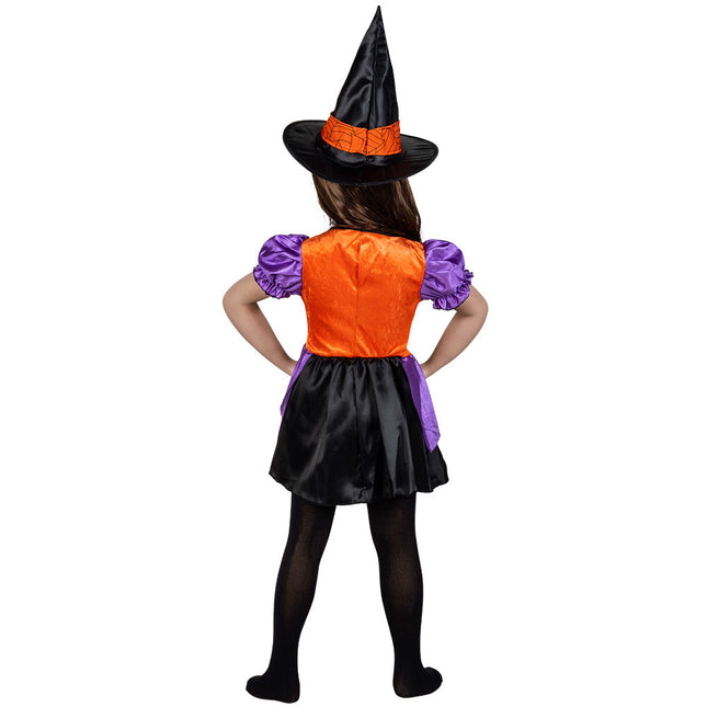 Costume da strega di Halloween Zucca Bambino 3/4 anni