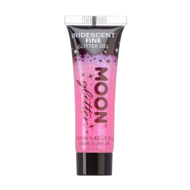 Moon Glitter Iridescent Fine Glitter Gel Rosa 12ml