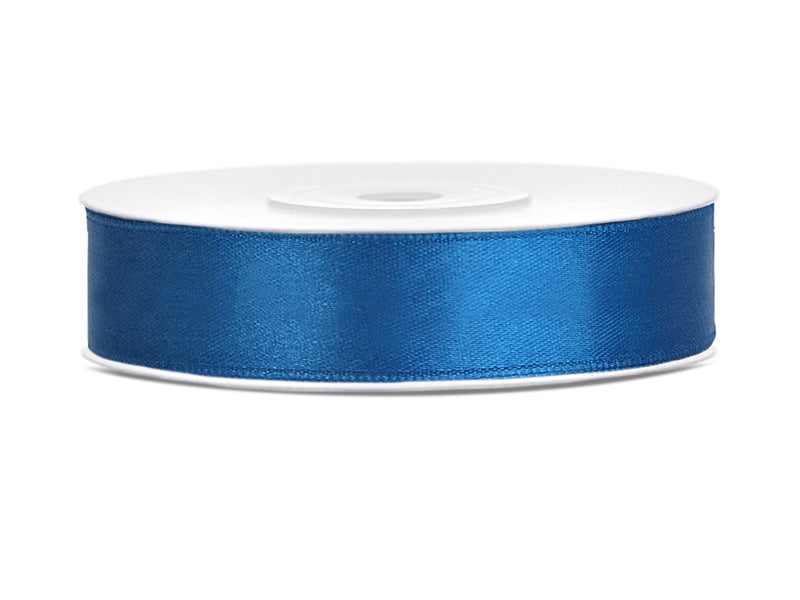 Nastro di raso blu 12mm 25m