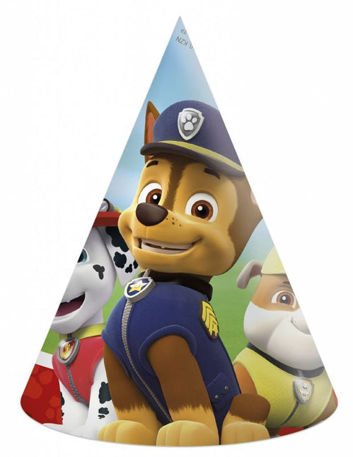 Cappelli da festa Paw Patrol 6 pezzi