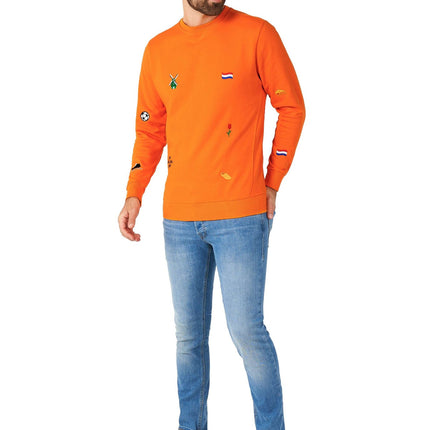 Maglione Holland Hup arancione da uomo OppoSuits