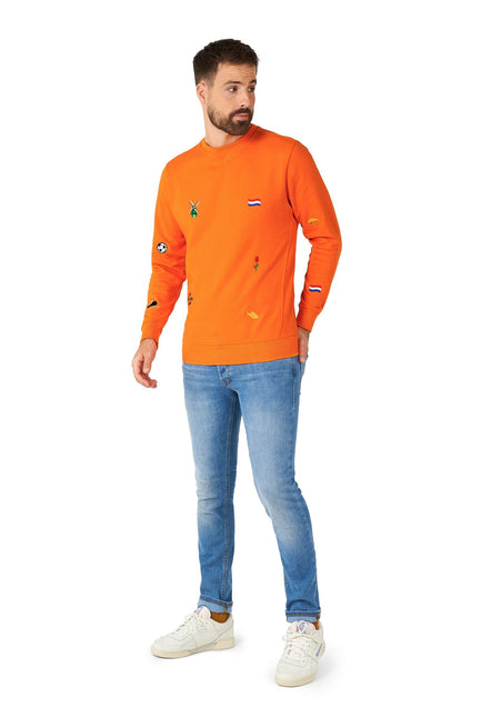 Maglione arancione Holland Hup Uomo OppoSuits