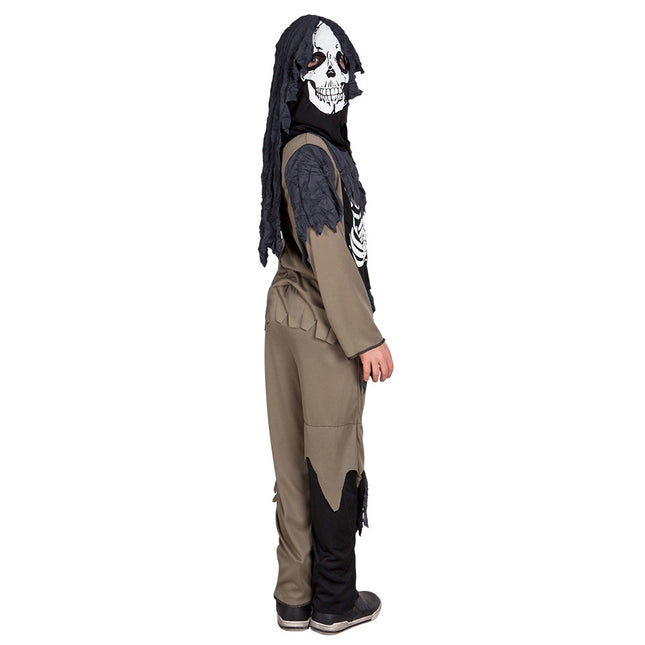 Costume da scheletro di Halloween da bambino zombie