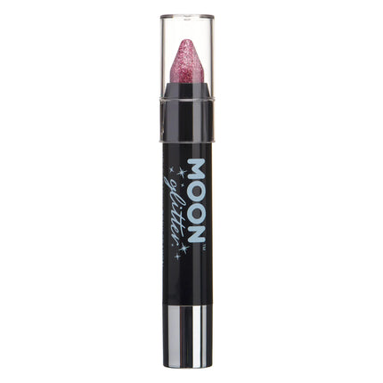 Moon Glitter Holographic Body Crayons Rosa 3.2g