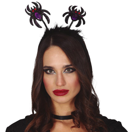 Tiara di Halloween Glitter Spider