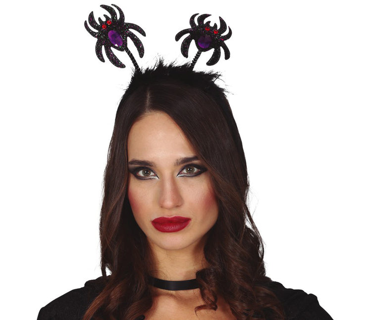 Tiara di Halloween Glitter Spider