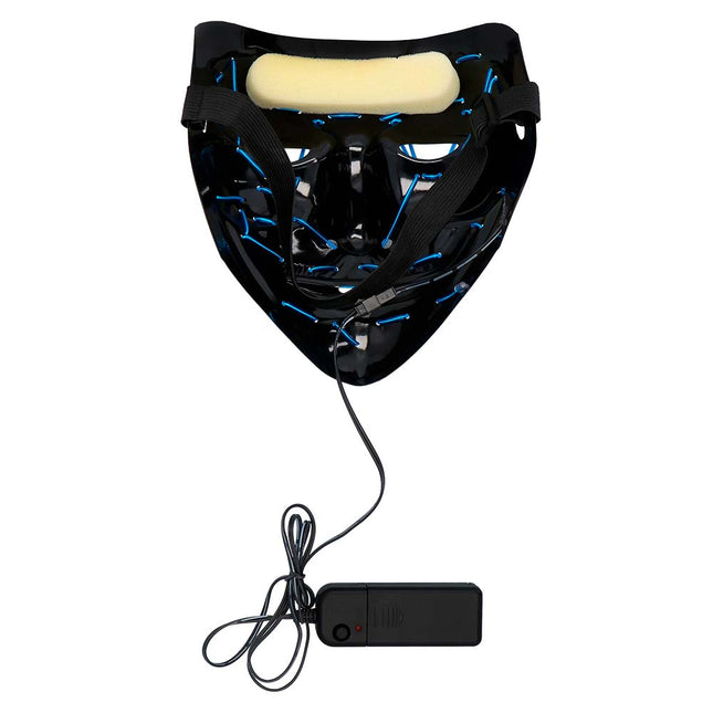 Maschera led Halloween Killer Smile Blu