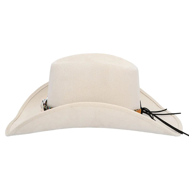 Cappello da cowboy beige Luxe