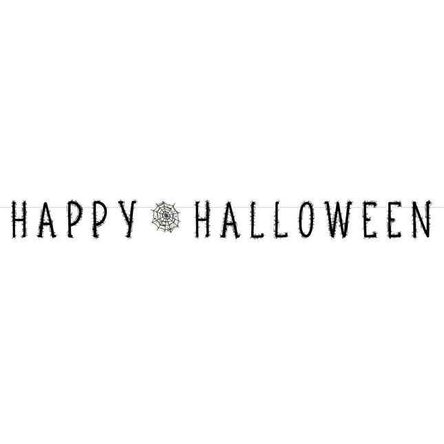 Ghirlanda di lettere Happy Halloween 1,8 m