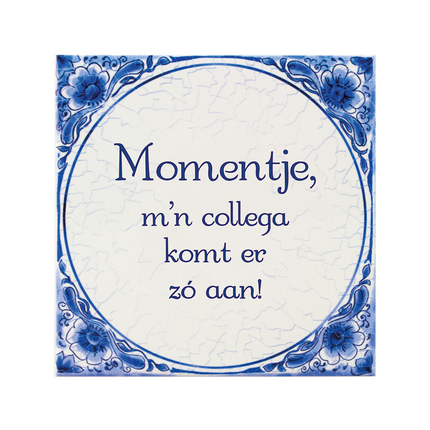 Mattonella blu Delft Moments 14,5 cm