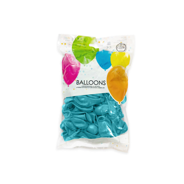 Palloncini turchesi 13cm 100pz