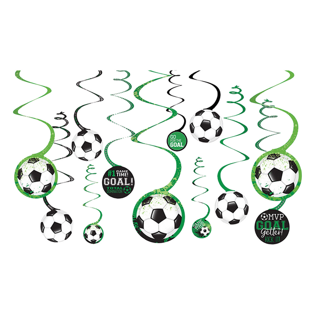 Calcio appeso Decorazione Goal 12 pezzi