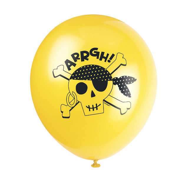 Palloncini Pirata Arrgh 30cm 8pz