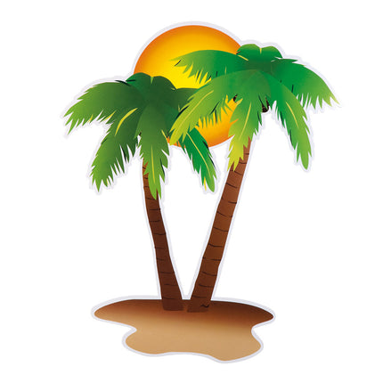 Decorazione Hawaii 35cm 4pz