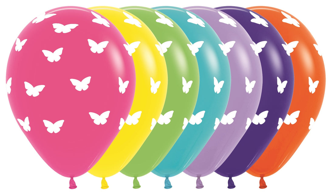 Palloncini Farfalle Mix 30cm 25pz