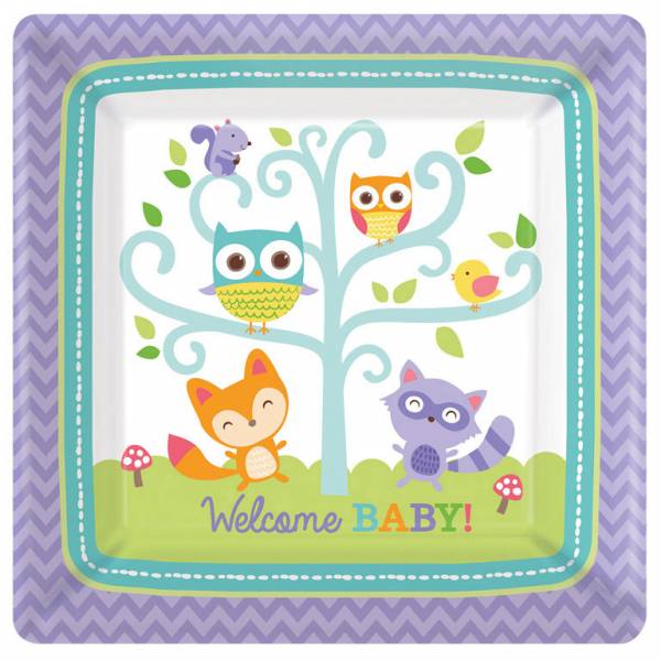 Piatti nascita Welcome Baby 26cm 8pz