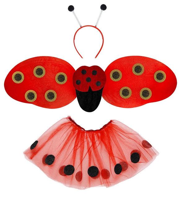 Set di costumi da coccinella, 3 pezzi