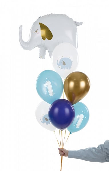 Palloncini 1 Anno Mix Blu 30cm 6pz