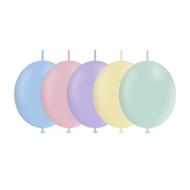 Palloncini a bottone colorati 15cm 100pz