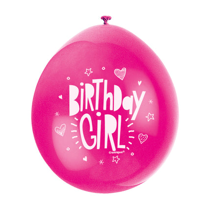 Palloncini Compleanno Ragazza 28cm 10pz