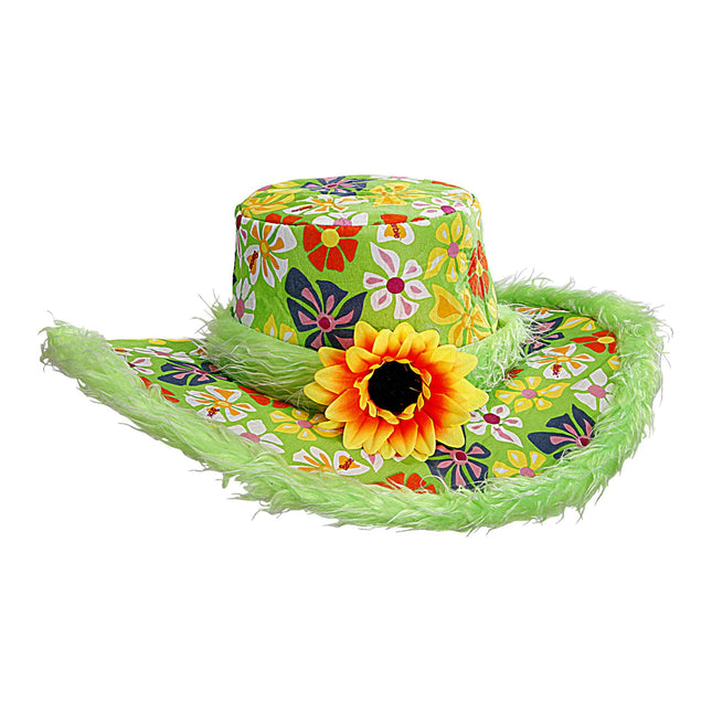 Cappello verde Girasole verde