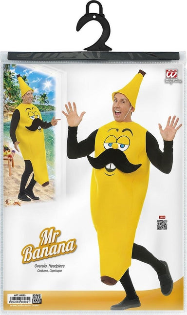 Costume da banana giallo