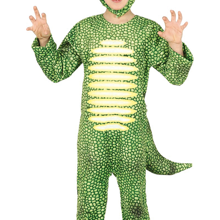 Costume da dinosauro bambino verde chiaro