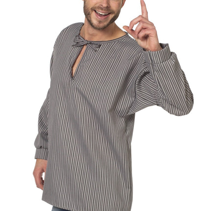 Smock da contadino da uomo grigio