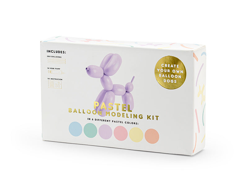 Palloncini da modellare pastello 30pz