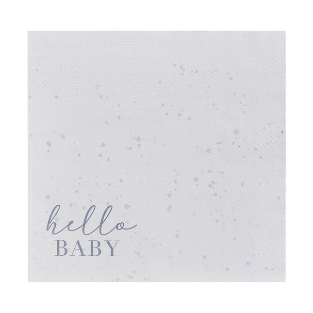 Tovaglioli Hello Baby 16,5 cm 16 pezzi