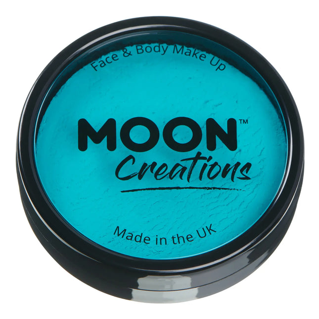 Moon Creations Pro Face Paint Cake Pots Turchese 36g