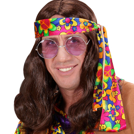 Parrucca Hippie Marrone