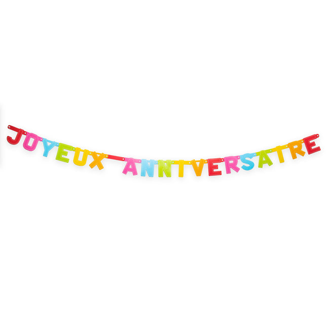 Ghirlanda di lettere Joyeux Anniversaire 1,6m