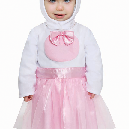 Costume da coniglio per bambini rosa