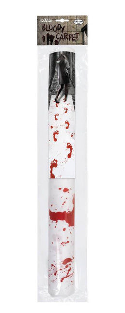 Runner di Halloween Bianco Sangue 60cm 4,5m