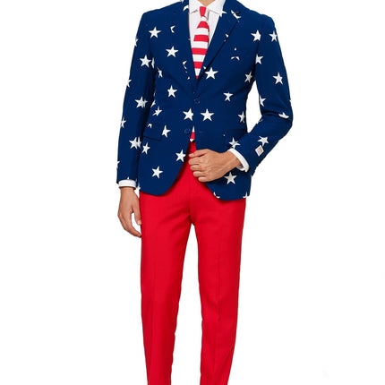 Tuta USA a stelle e strisce da uomo OppoSuits