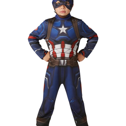 Tuta di Capitan America Bambino Classica