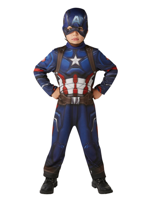 Tuta di Capitan America Bambino Classica