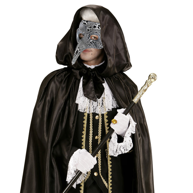 Maschera bianca e nera