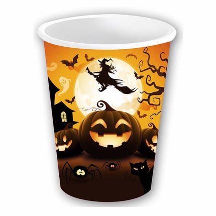 Tazze Halloween Zucca 240ml 6pz