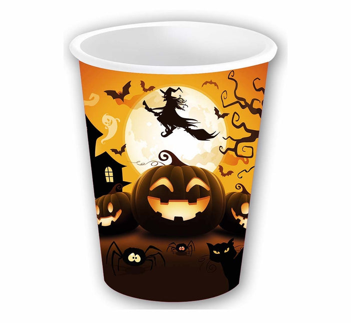 Tazze Halloween Zucca 240ml 6pz