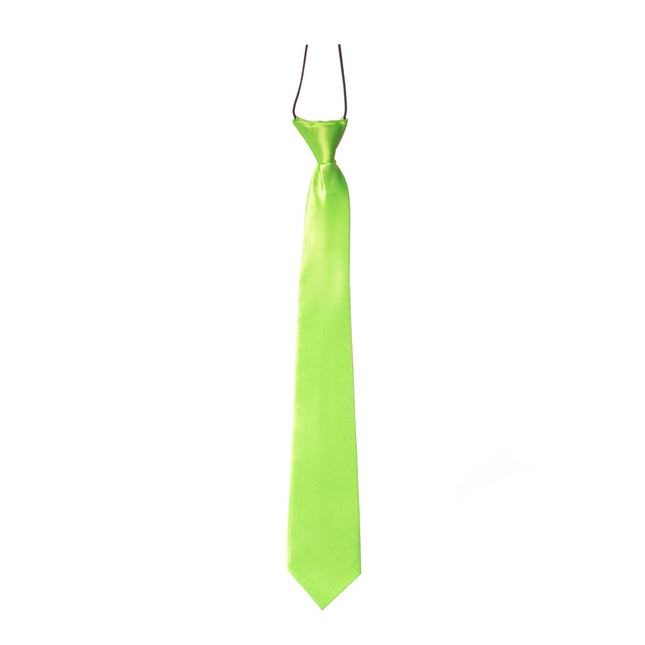 Cravatta verde neon 50 cm