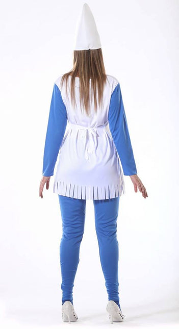 Costume da gnomo blu da donna