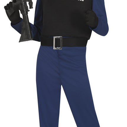 Costume da ragazzo Swat