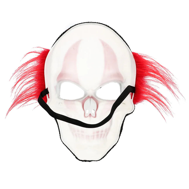 Maschera Clown con capelli